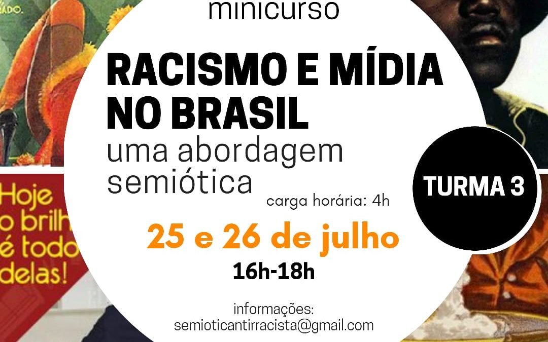 Minicurso sobre Semiótica e Racismo na Mídia Brasileira abre inscrições para nova turma