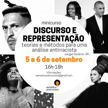 Minicurso discute Discurso e Representação sob uma perspectiva antirracista