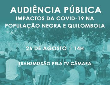 Congresso Nacional realiza audiência pública para discutir a situação de vulnerabilidade da população negra com o Covid – 19