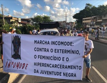 3ª Marcha Incomode marca luta contra genocídio da juventude negra na Bahia