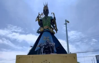 Comitê InterReligioso da Bahia realiza ato de protesto protesto contra o incêndio do monumento  de Mãe Stella de Oxossi