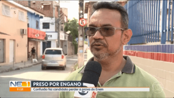 Homem é preso por engano durante realização da prova do Enem em Recife