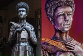Estátua em homenagem a Esperança Garcia, primeira advogada do Brasil, é inaugurada em Oeiras (PI)