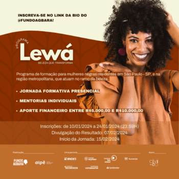Programa voltado para empreendedoras negras do ramo da beleza disponibiliza aporte de até R$ 10 mil