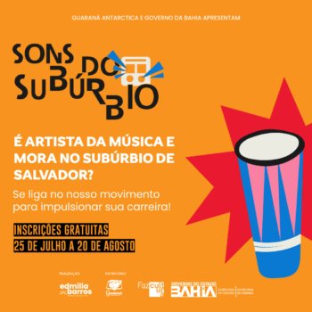Projeto Sons do Subúrbio abre inscrições gratuitas para músicos da periferia de Salvador (BA)