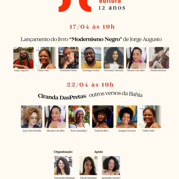 Editora Organismo promove agenda de eventos com foco na literatura negra para celebrar seus 12 anos