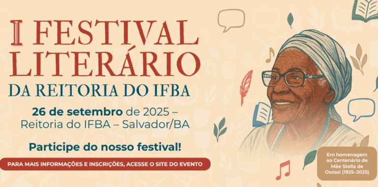 Primeira edição do Festival Literário da Reitoria do IFBA acontece em Salvador (BA)