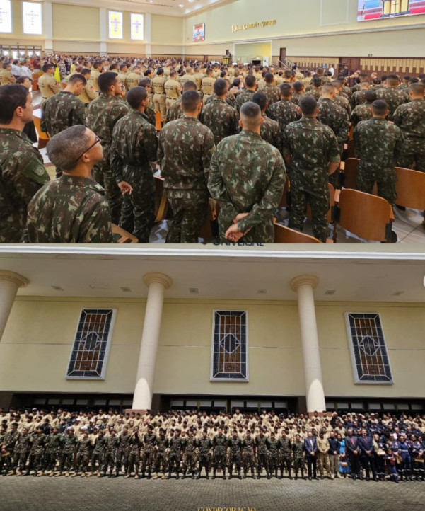 Evento promovido pela Igreja Universal mobiliza 100 mil militares no mesmo dia 