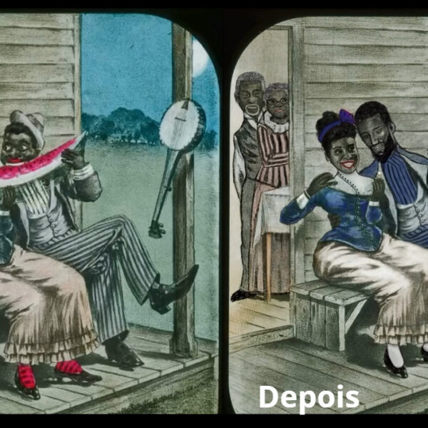 Artista viraliza ao reconstruir desenhos racistas e provocar debate sobre estereótipos históricos