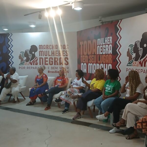 “A Marcha é revolucionária”: em coletiva de imprensa mulheres negras reafirmam potência da luta por Reparação e Bem Viver 