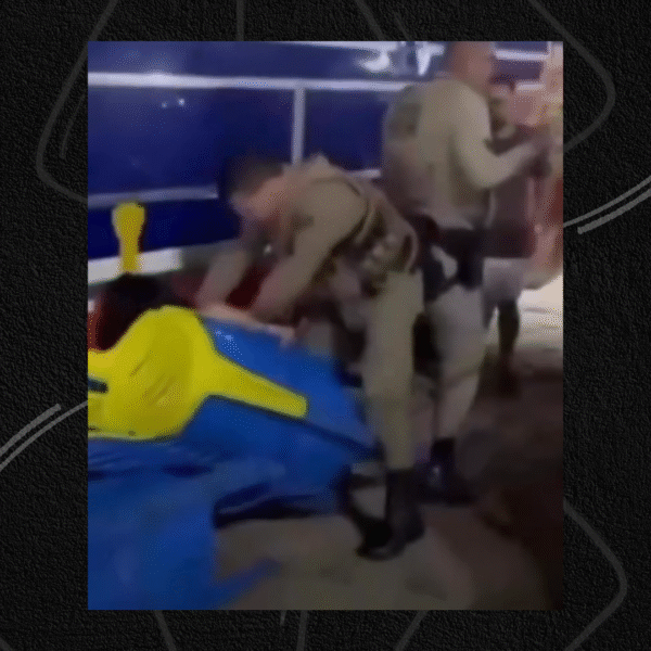 Policial Militar agride mulher durante evento no interior da Bahia