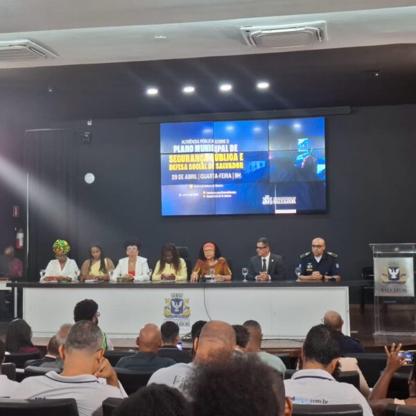 Em audiência pública, sociedade civil apresenta propostas para o Plano Municipal de Segurança Pública e Defesa Social de Salvador (BA)