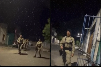 Policial militar agride mulher com tapas no rosto durante abordagem em Barreiras (BA)