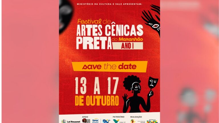 Festival de Artes Cênicas Preta do Maranhão seleciona artistas e grupos negros de todo o Brasil